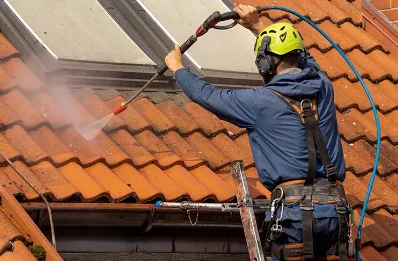 Démoussage et hydrofuge de toiture à Mesquer